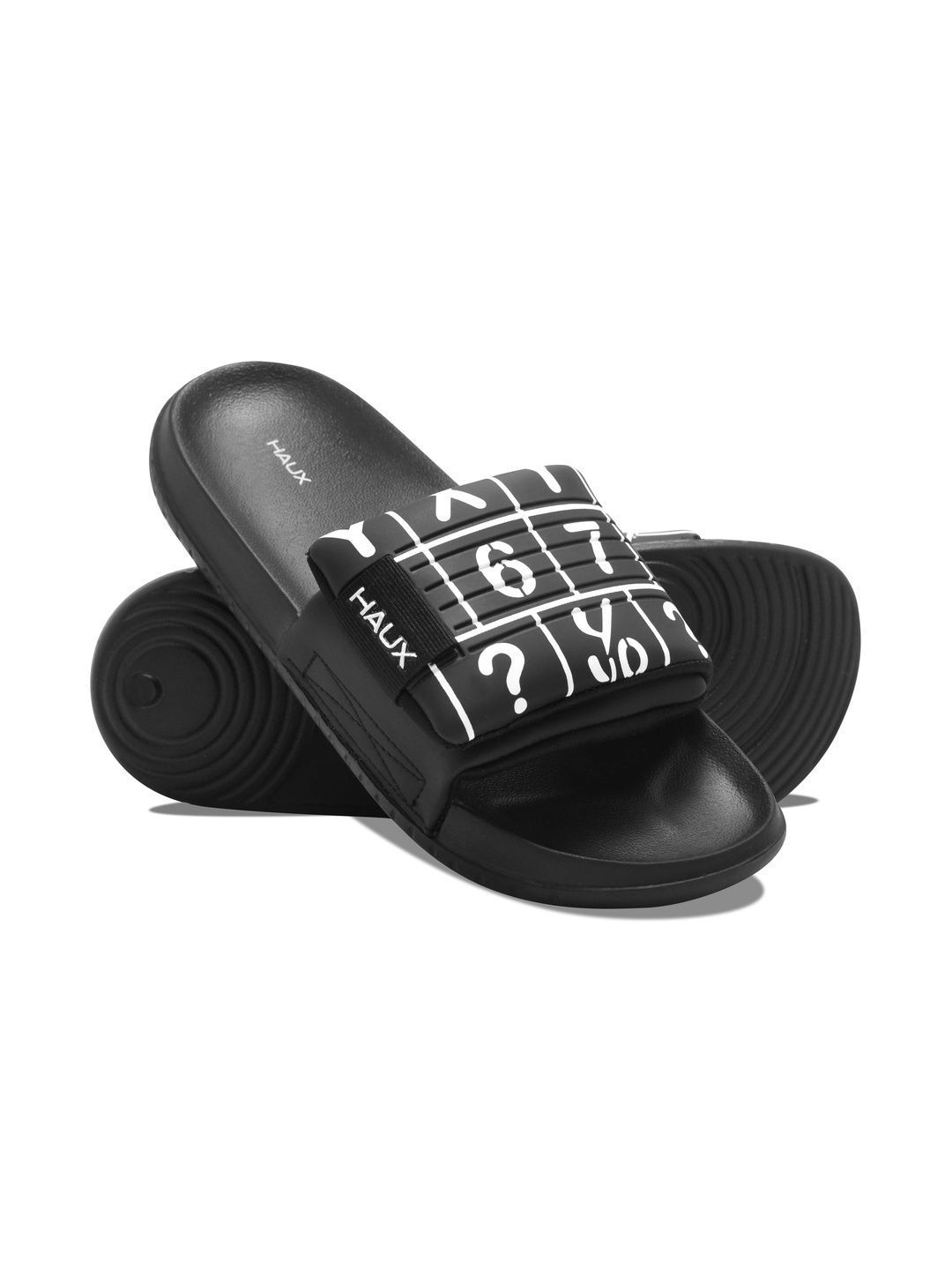 HAUX Men Printed Sliders-picture-54