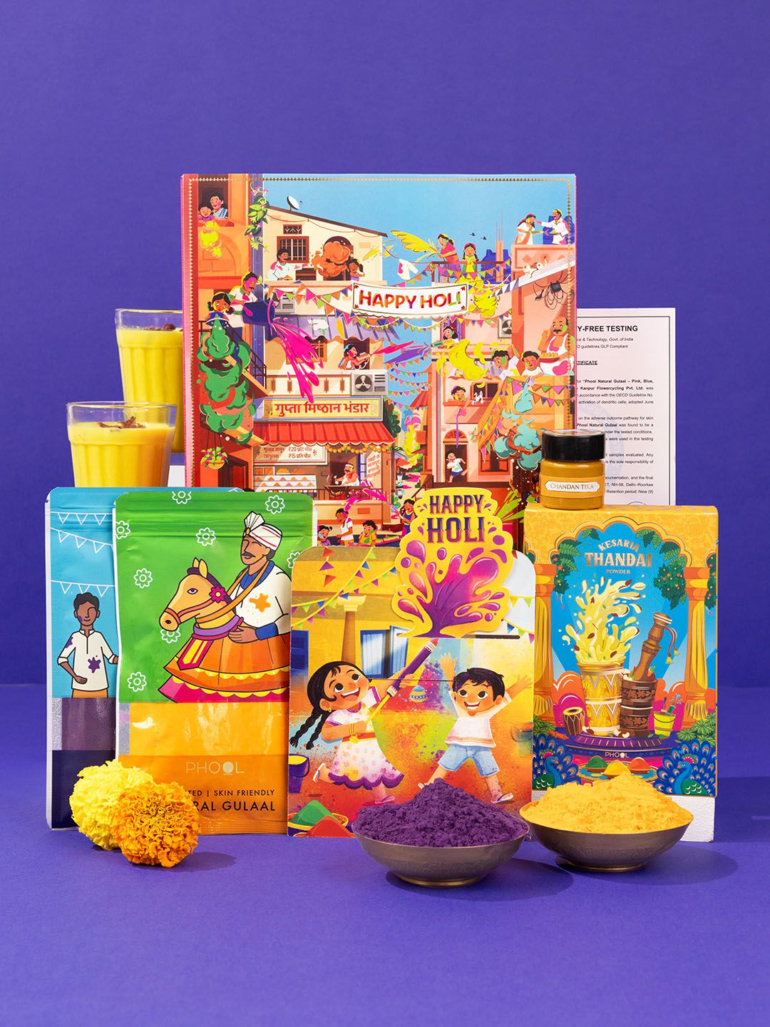 Phool Holi Mohalla Pop-up Gulaal Box