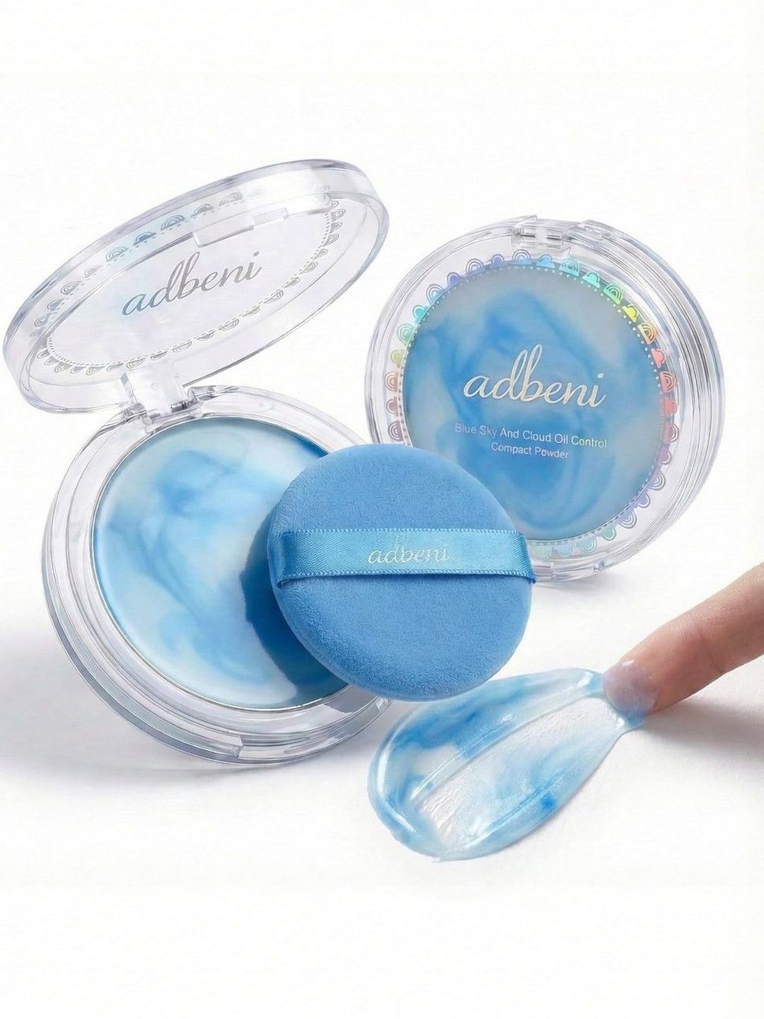 Adbeni Blue Sky & Cloud Gel 2in1 Primer & Oil Control Compact Powder -12 g-image-42