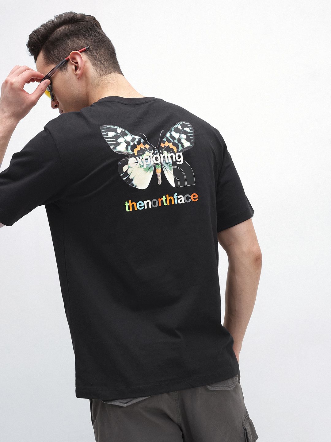 The North Face Unisex Asian Relaxed Fit Graphic Printed Pure Cotton T-shirt-picture-30