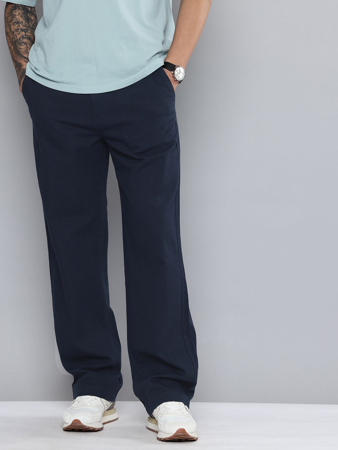 Levis Men Pure Cotton Loose Fit Chinos Trousers-image-36