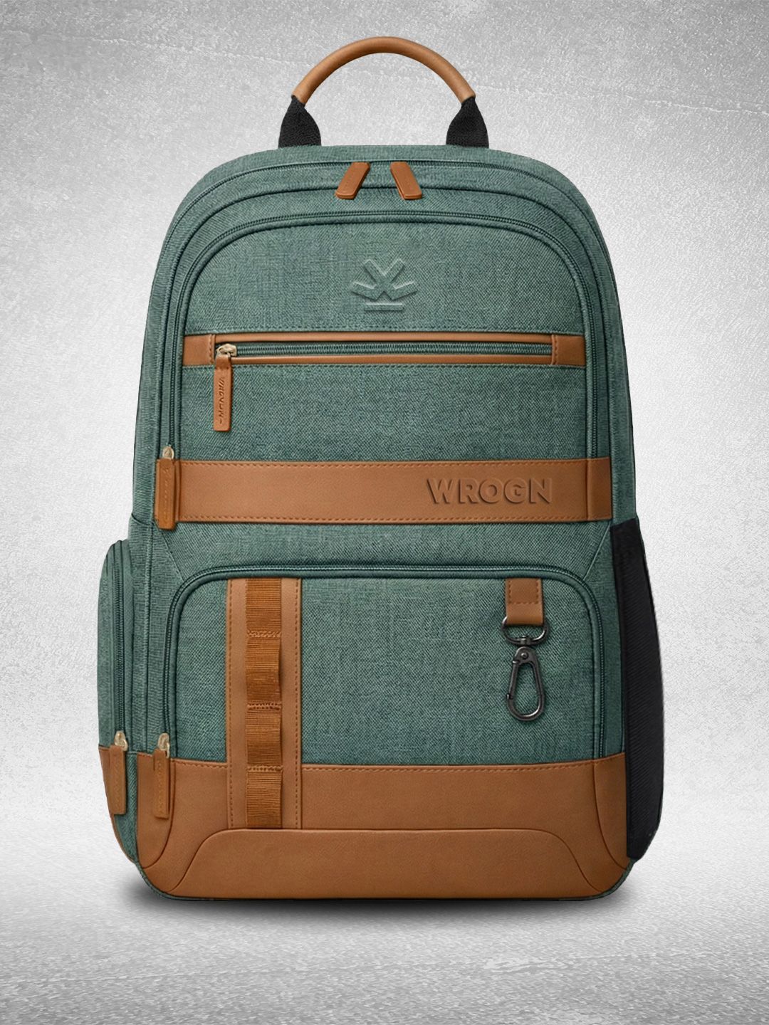 WROGN Unisex Colourblocked Backpack with Anti-Theft-picture-10