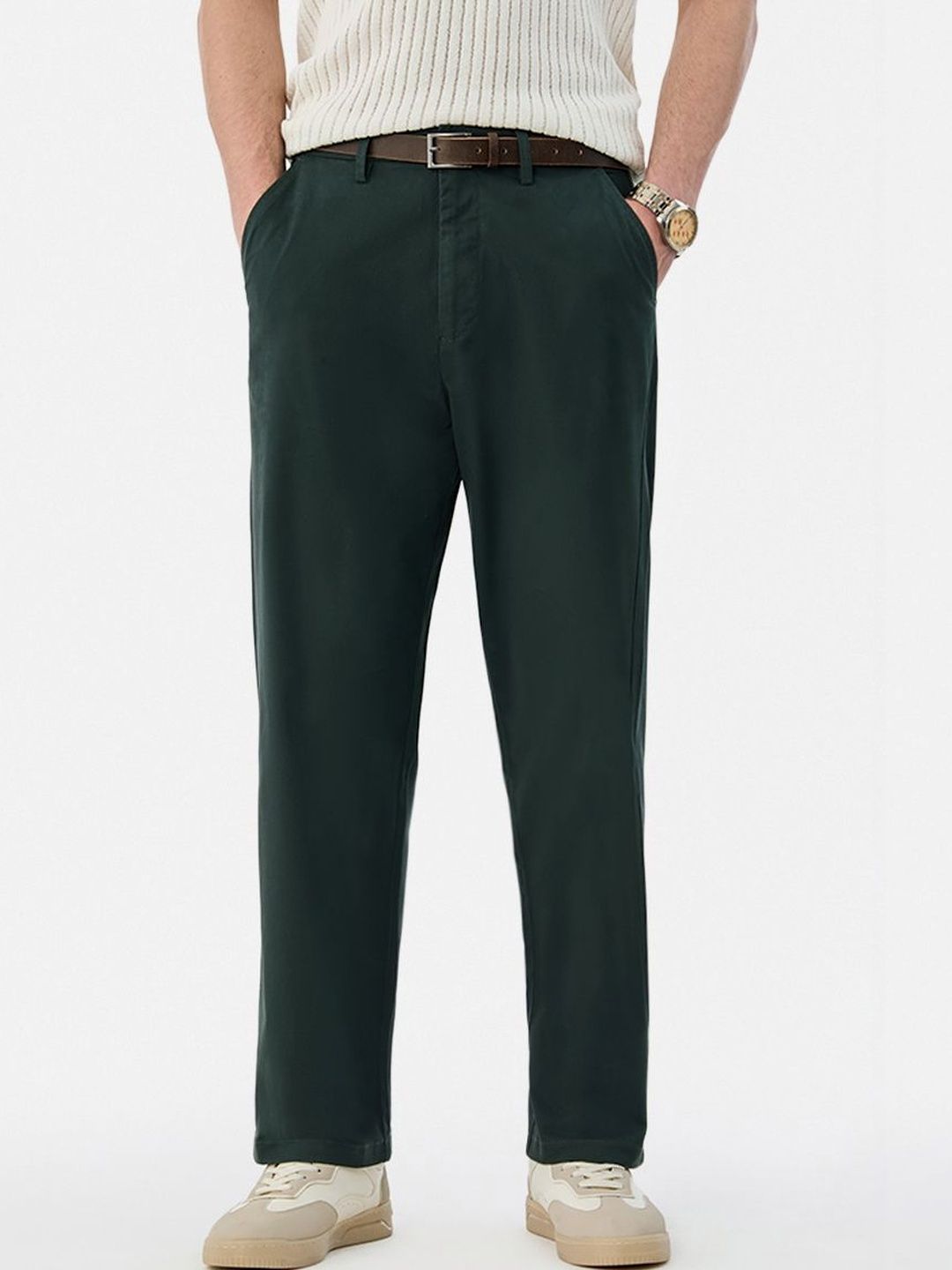 Snitch Men Chinos Trousers-image-37