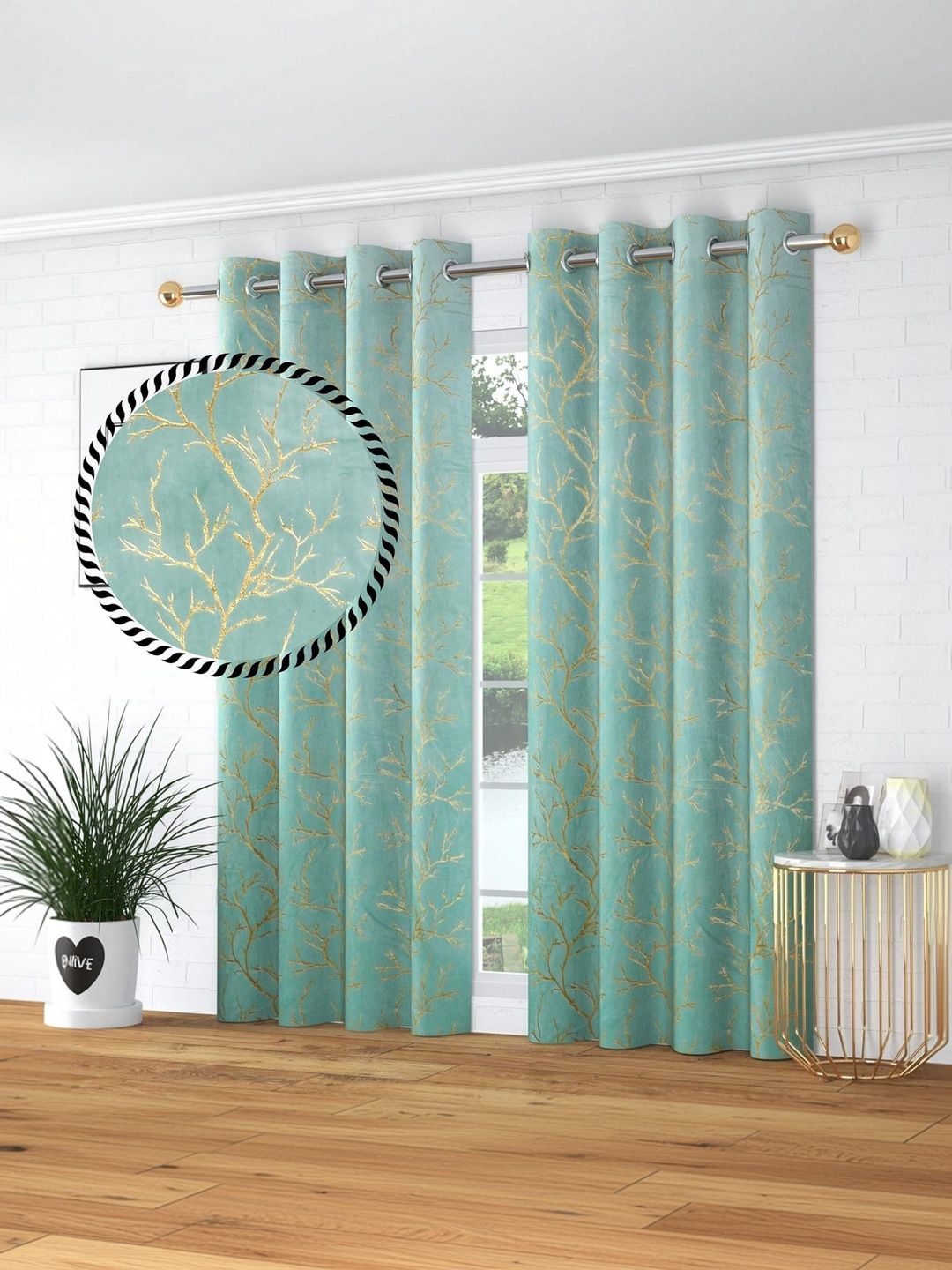 Myntra Elegant Homes Multicoloured Set of 2 Door Core-picture-15