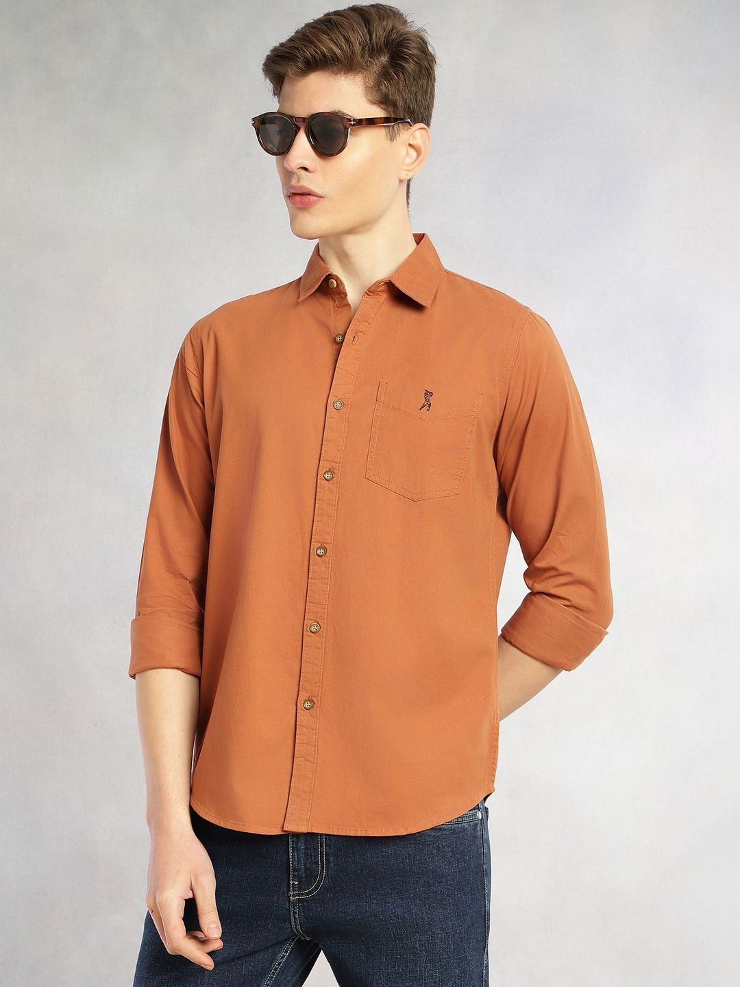 Thomas Scott Men's Premium Cotton Slim Fit Shirt-picture-50