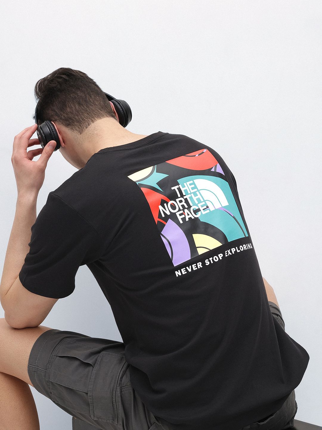 The North Face Unisex Asian Relaxed Fit Graphic Printed Pure Cotton T-shirt-picture-45