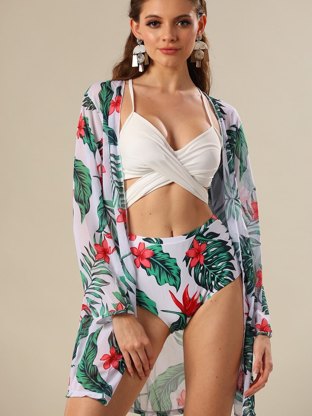 RESORTIRE Printed Swimwear Coverup Set-picture-52