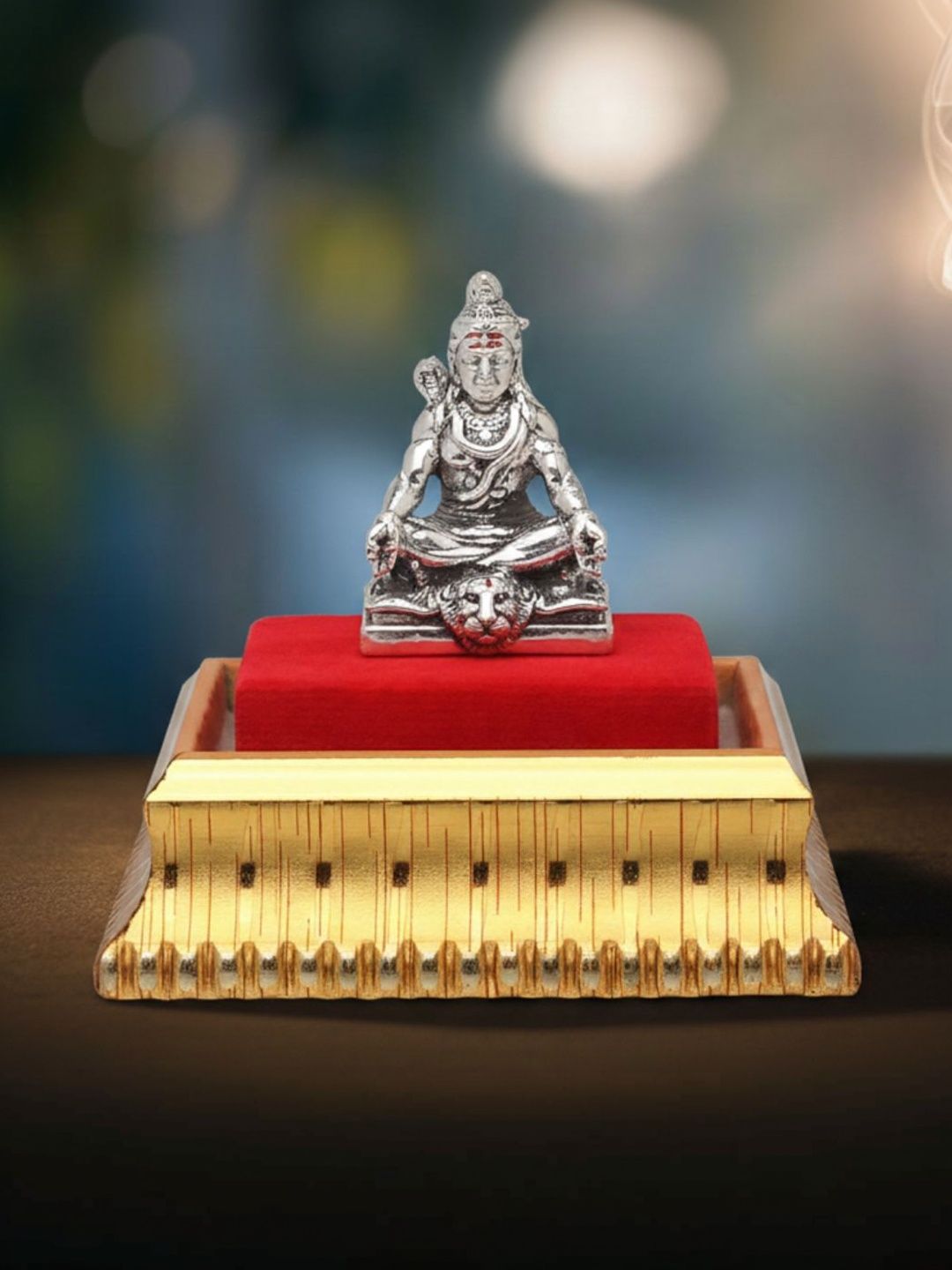 AKSHAT SAPPHIRE Silver-Toned Religious Idol Showpiece-image-32