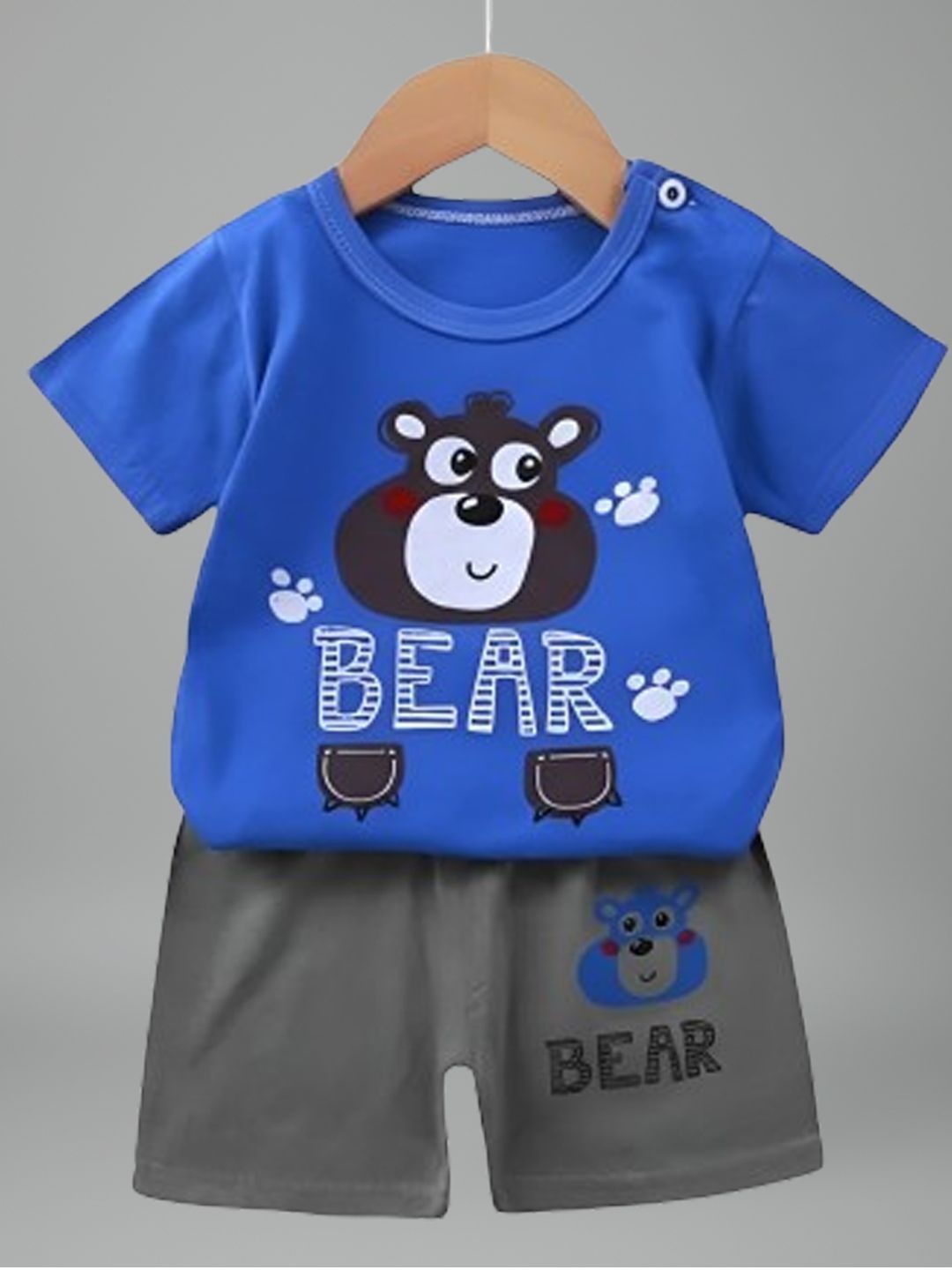 PY PINKYOU Unisex Kids Printed T-shirt with Shorts-picture-12