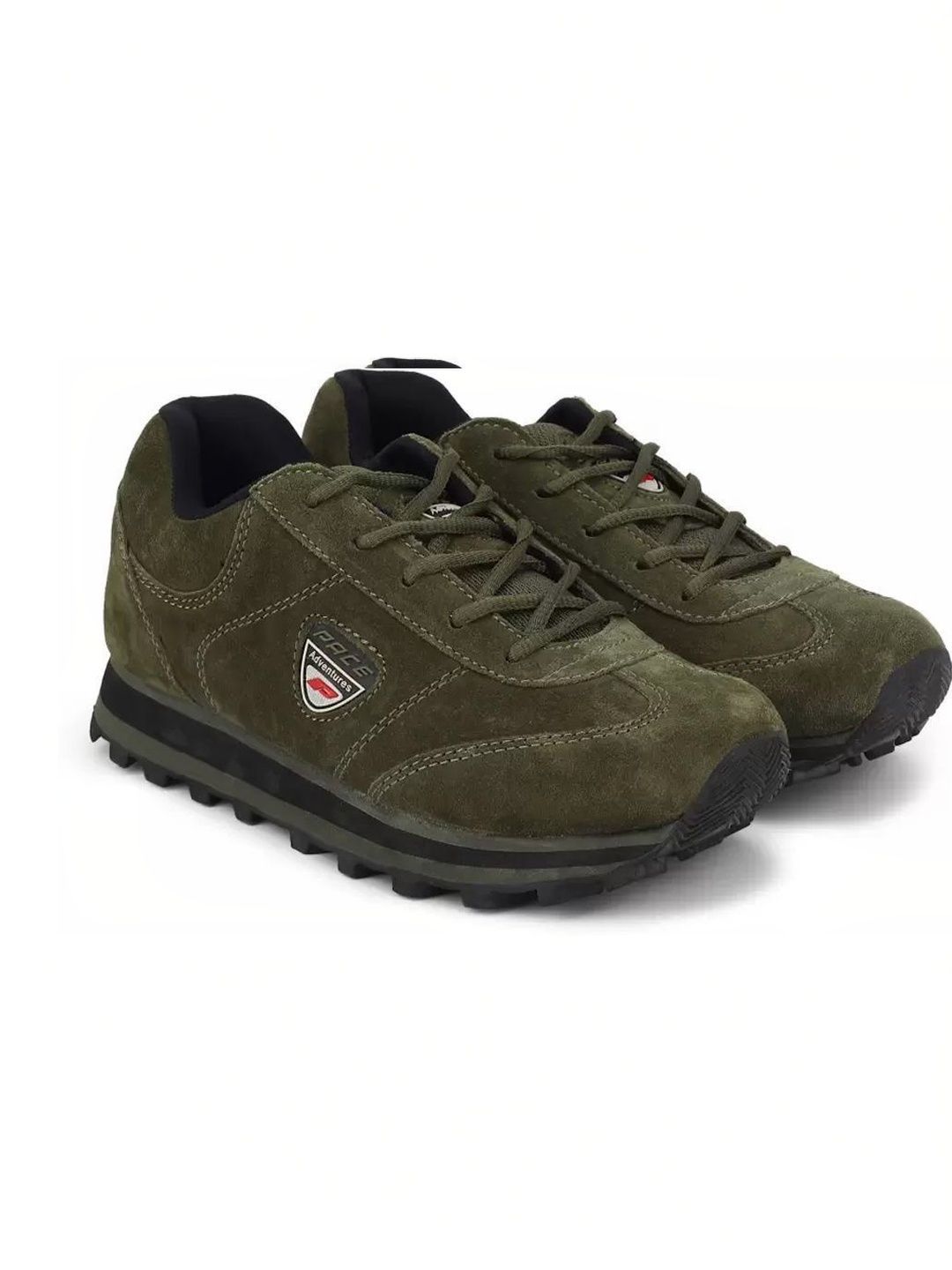 Lakhani Shoes Men Textured Suede Sneakers-image-22