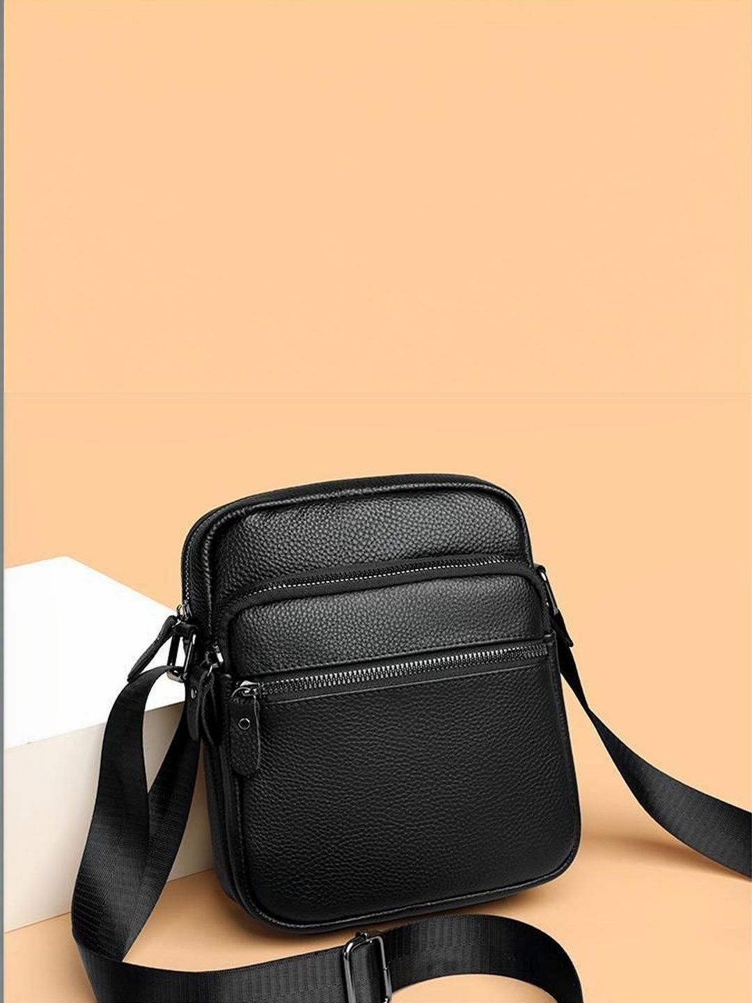 Mast & Harbour Textured PU Sling Bag-picture-17