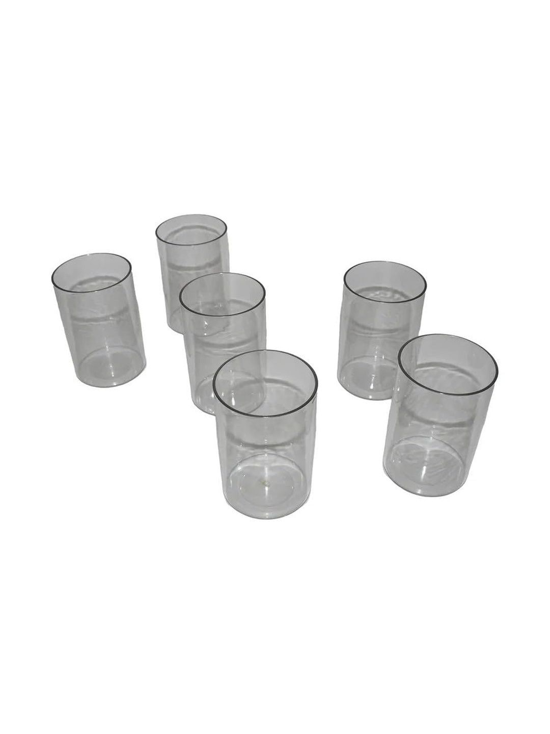 DeoDap Transparent Unbreakable BPA-Free 6-Pcs Water Drinking Glasses- 250ml-image-17