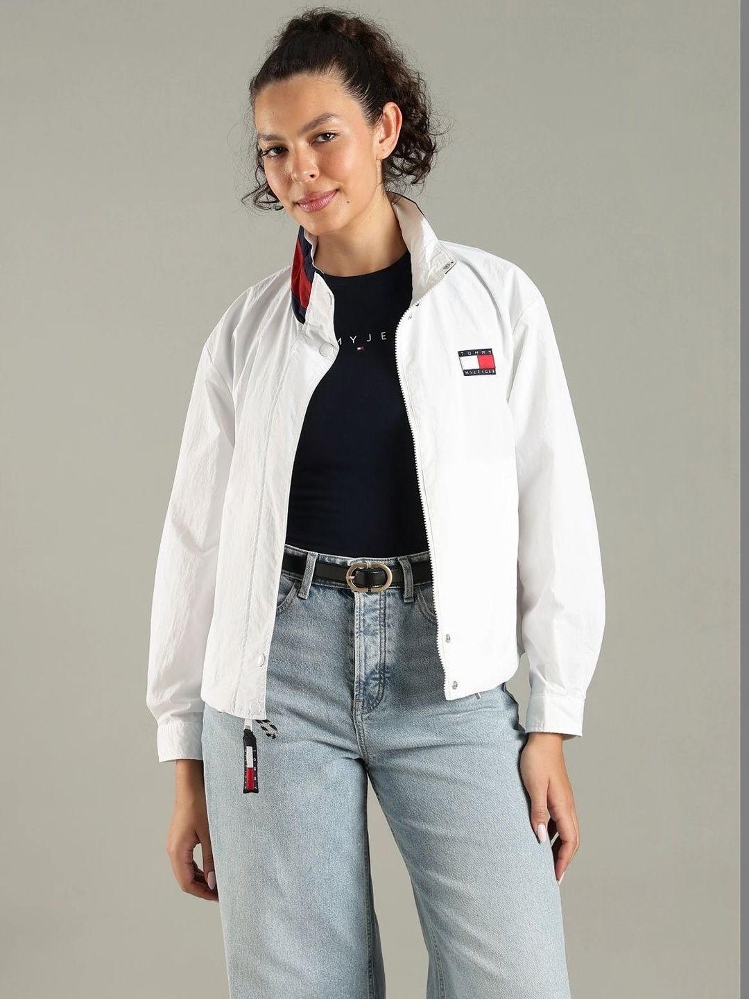 Tommy Hilfiger Women Colourblocked Lightweight Sporty Jacket-picture-44