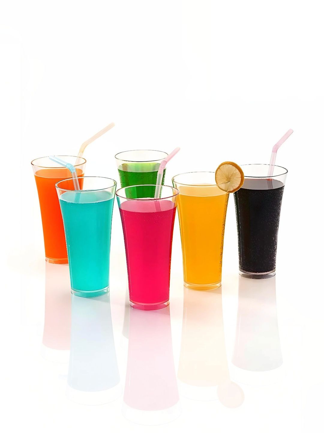 DeoDap Transparent Lightweight 6-Pcs Water Drinking Glasses- 270ml-image-14