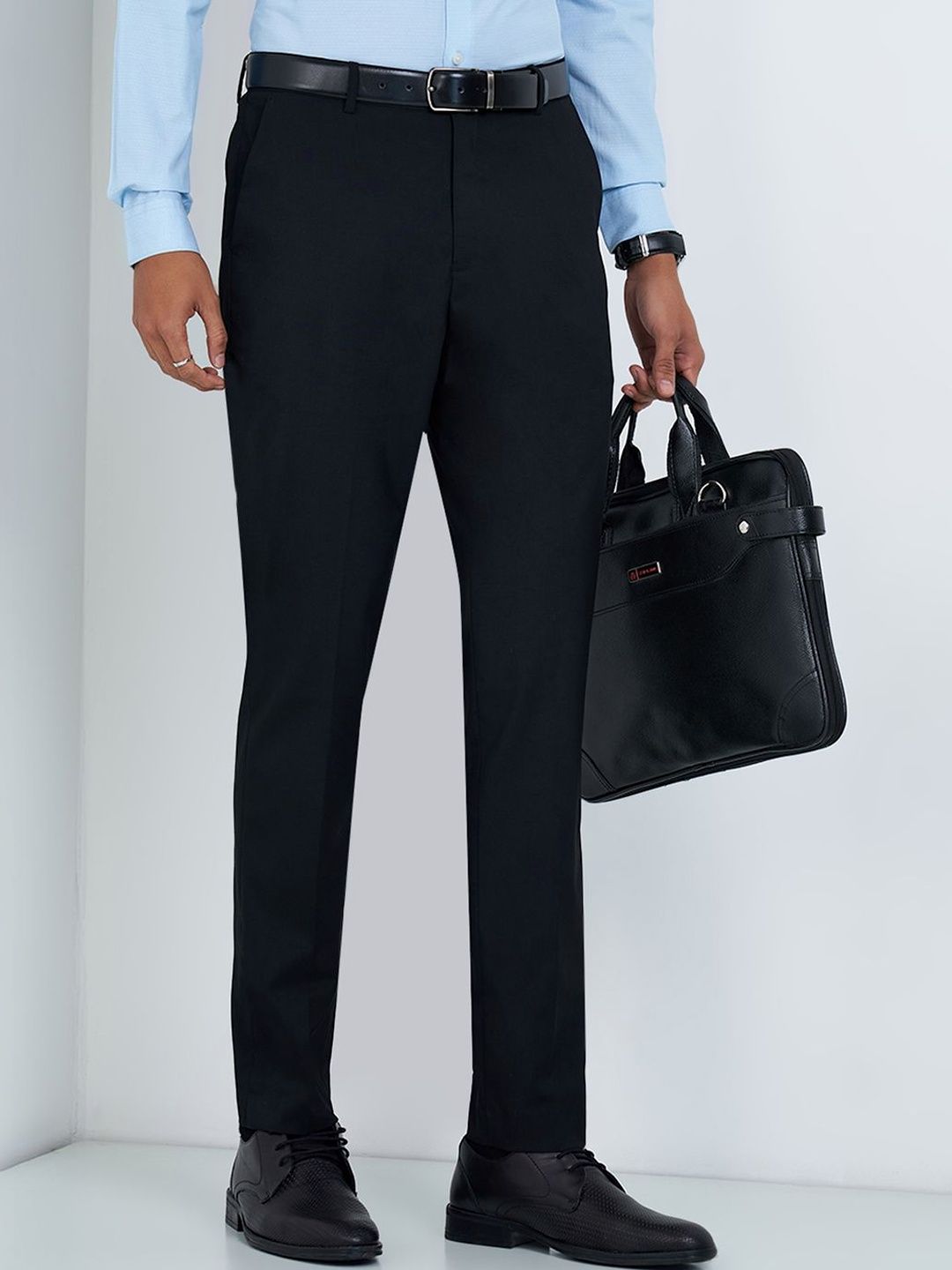 Peregrine by Pantaloons Men Slim Fit Trousers-picture-42