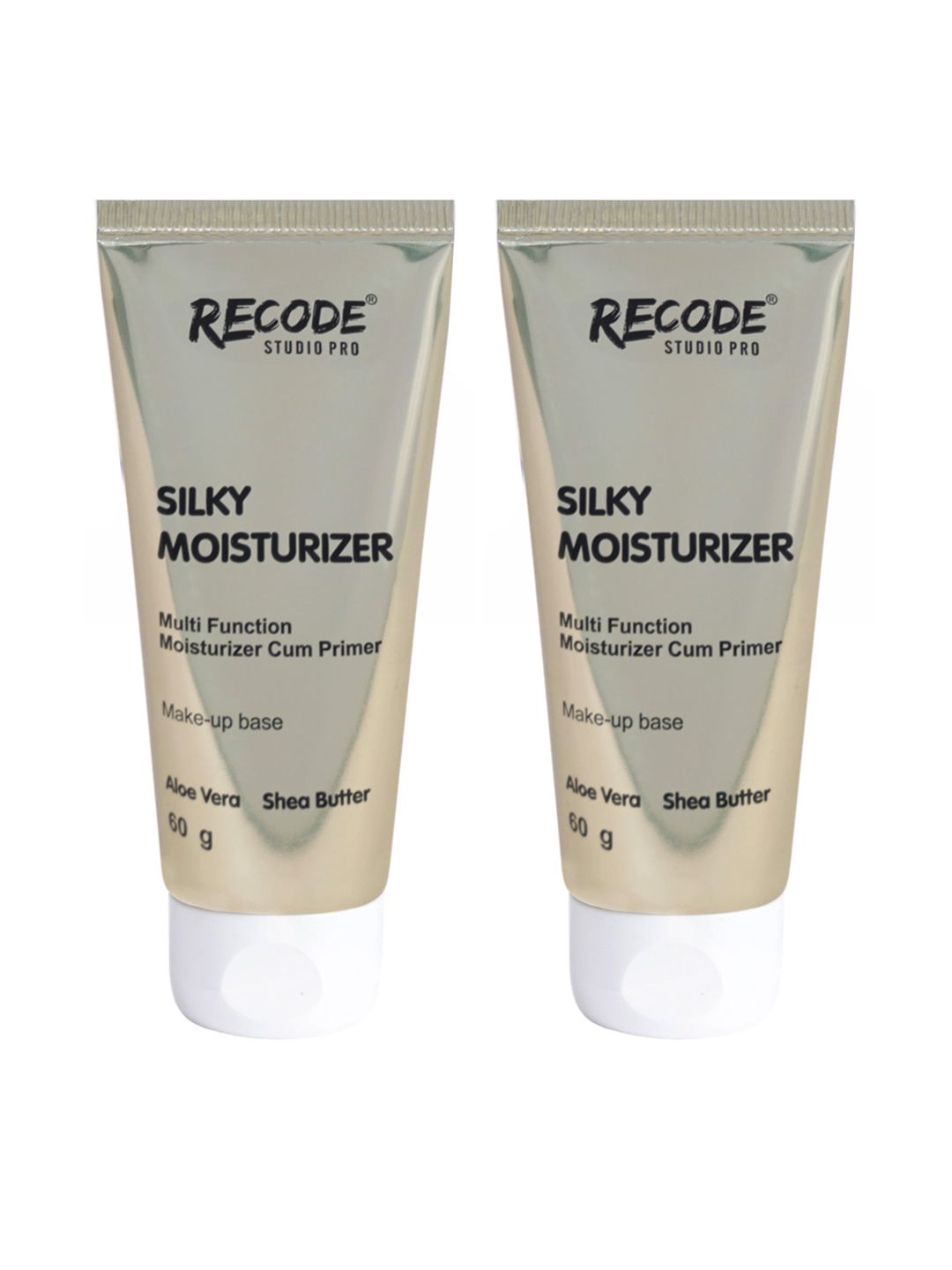 Recode Set of 2 Silky Moisturizer Cum Primer with Shea Butter & Aloevera - 60 g each