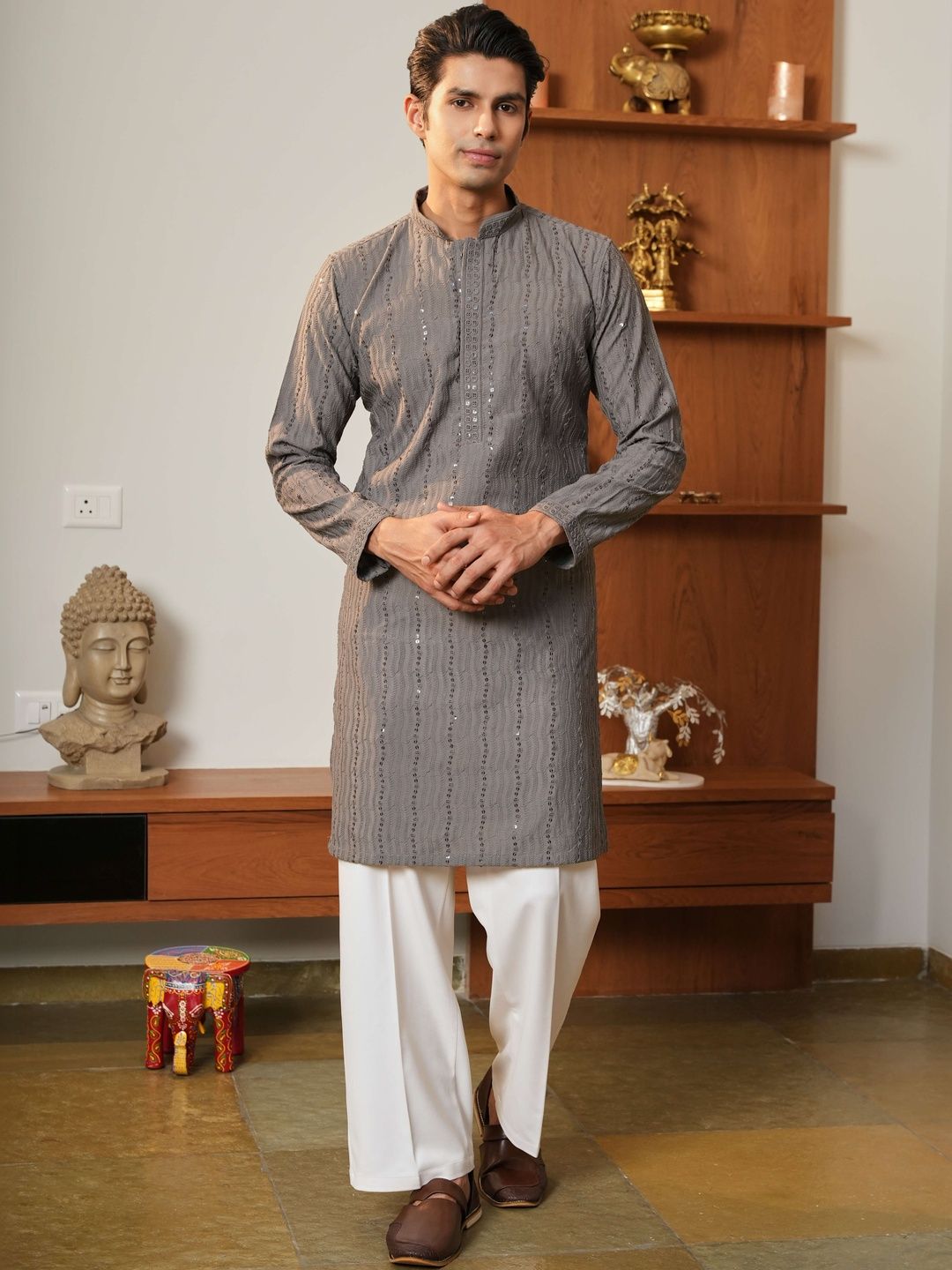 Anouk Men Embroidered Kurta-picture-10