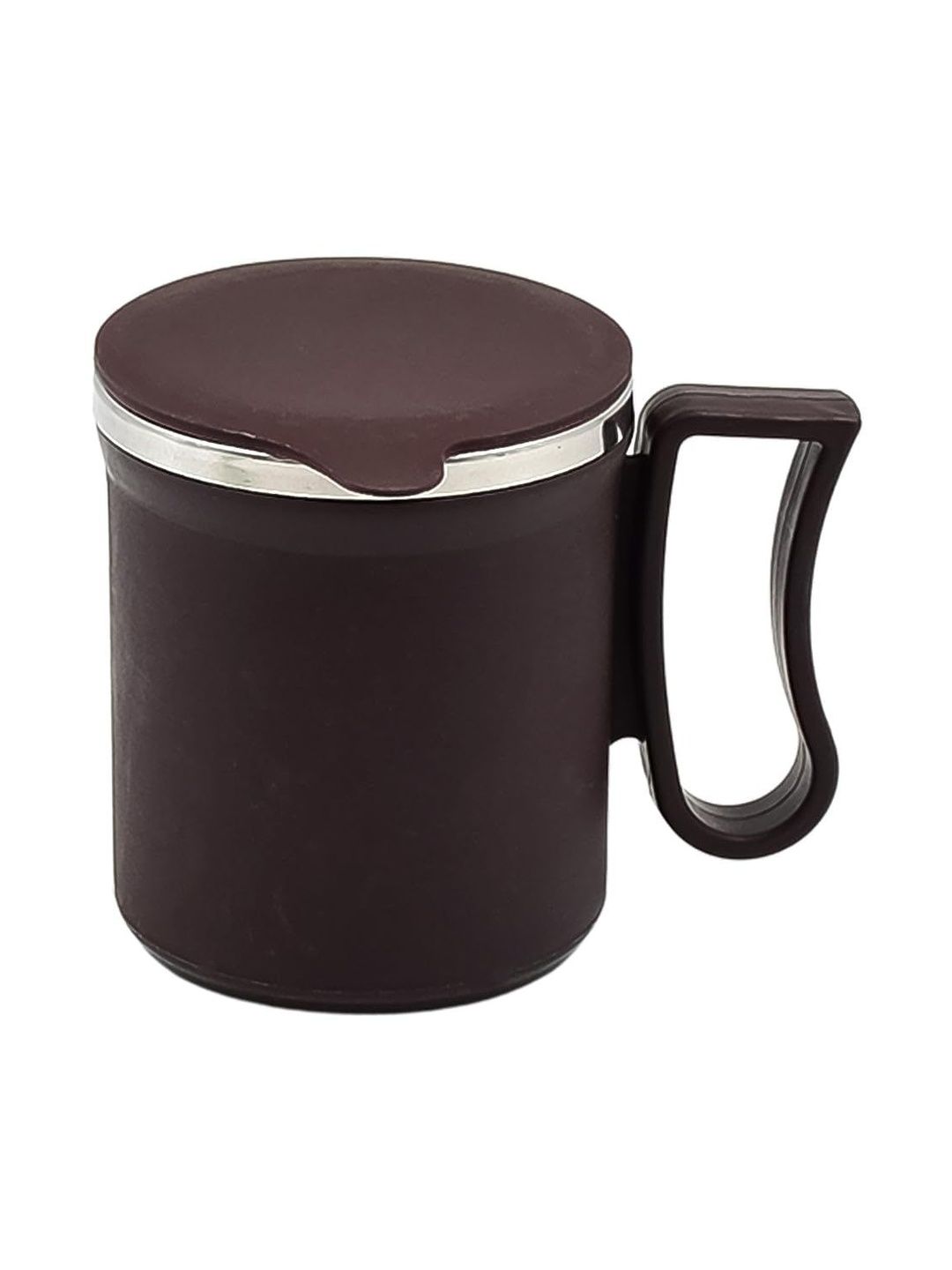 DeoDap Black Stainless Steel Coffee Mug wWth Lid -200ml-picture-10