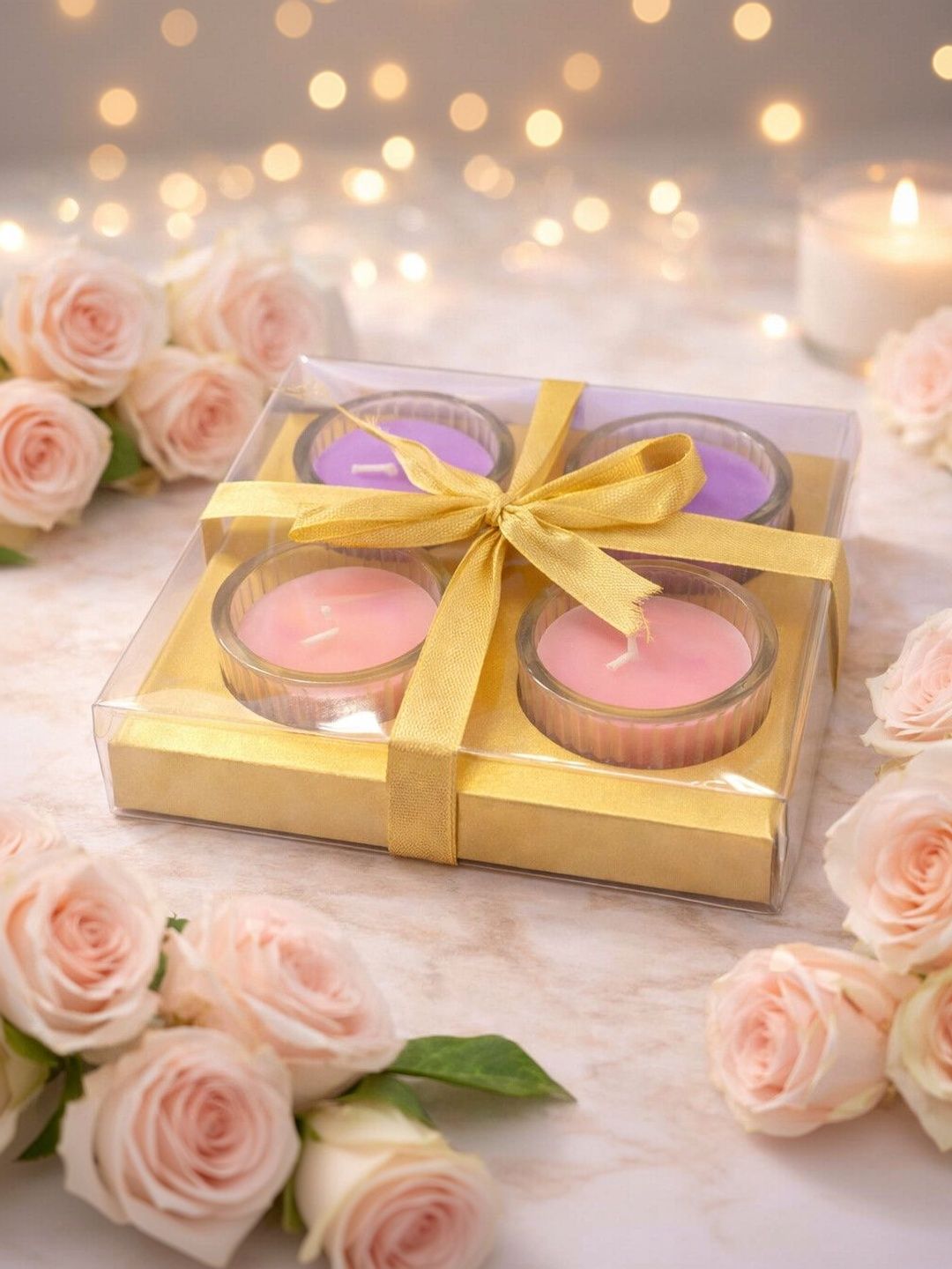 PEEPALCOMM Purple 4 pieces Jar Candle-picture-23