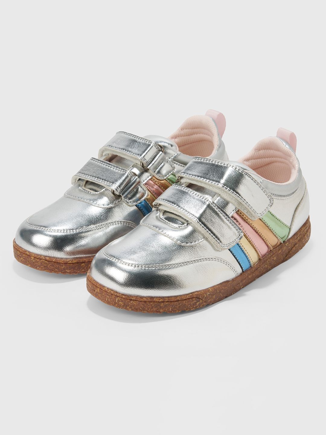 Pantaloons Junior Girls Colourblocked PU Sneakers-picture-35