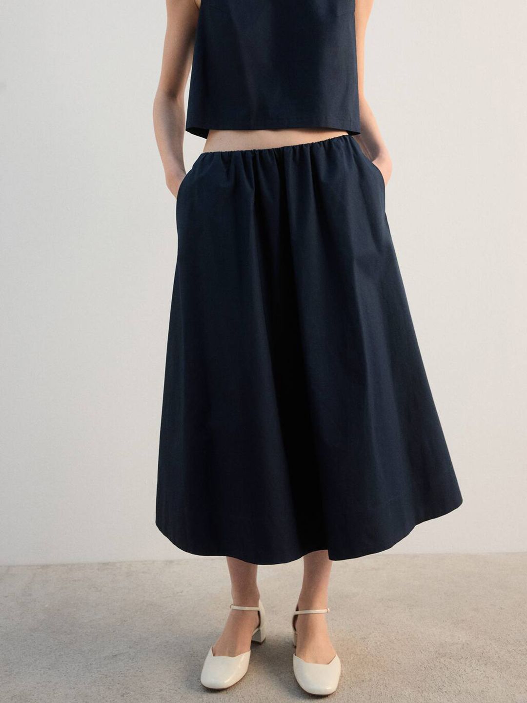 MANGO Flared Midi Skirt-picture-39