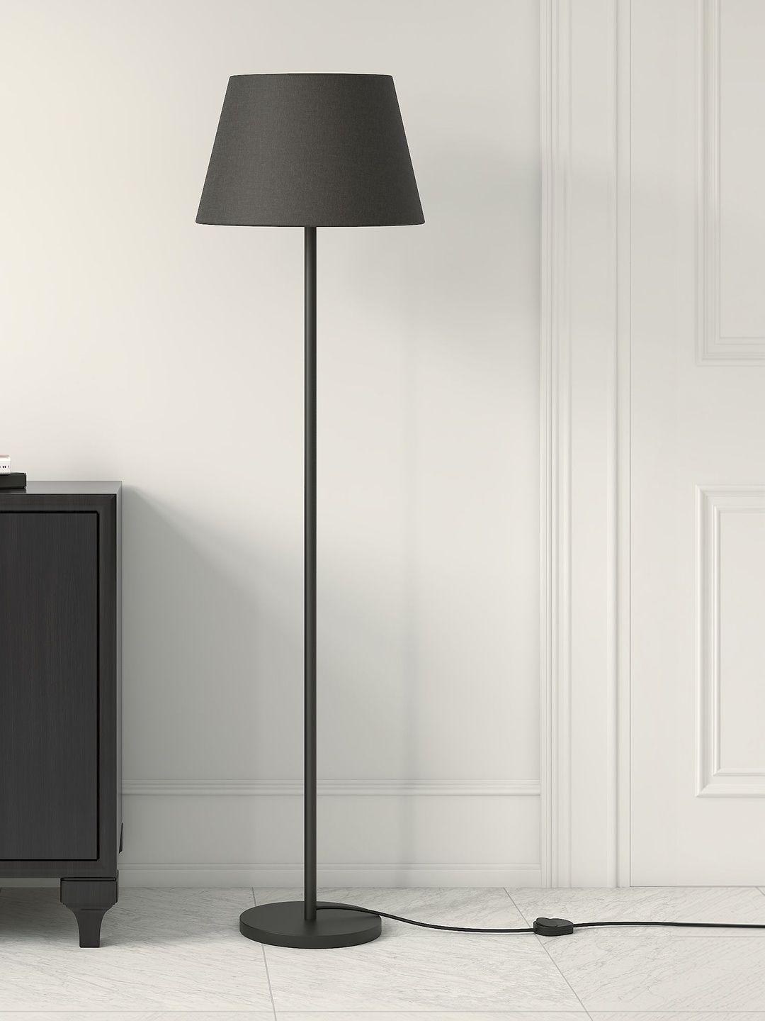 Divine Trends Black Floor Lamp With Shade-image-38