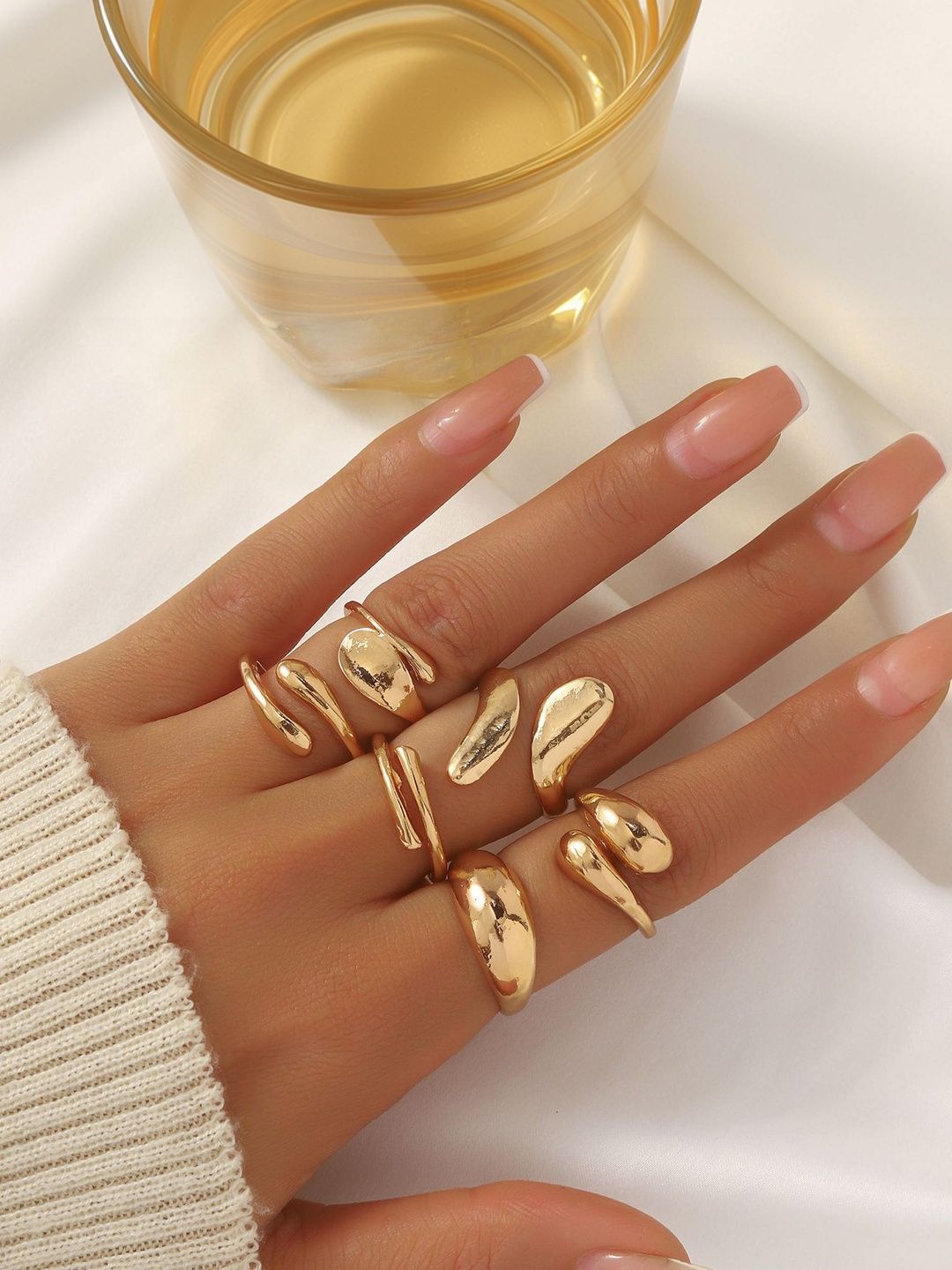 Lara Karen Set of 6 Finger Ring-picture-41