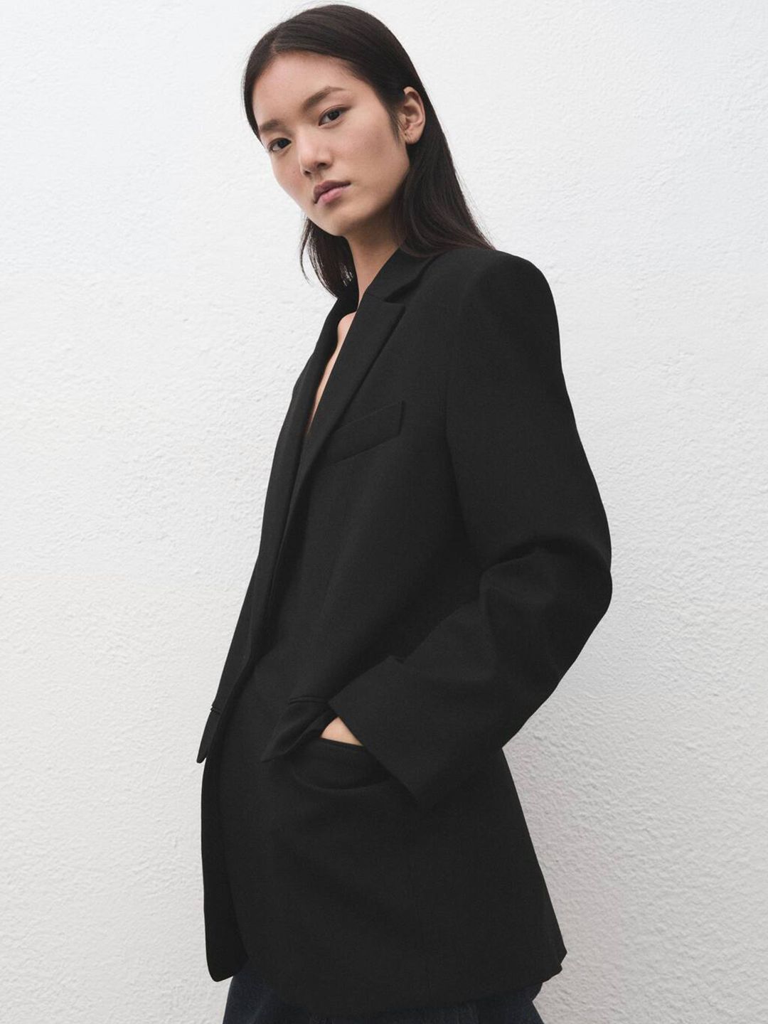 MANGO Single-Breasted Suit Blazer-picture-37