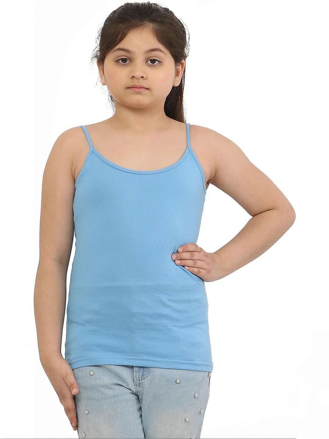 Dazico Girls Scoop Neck Non Padded Camisoles-image-43
