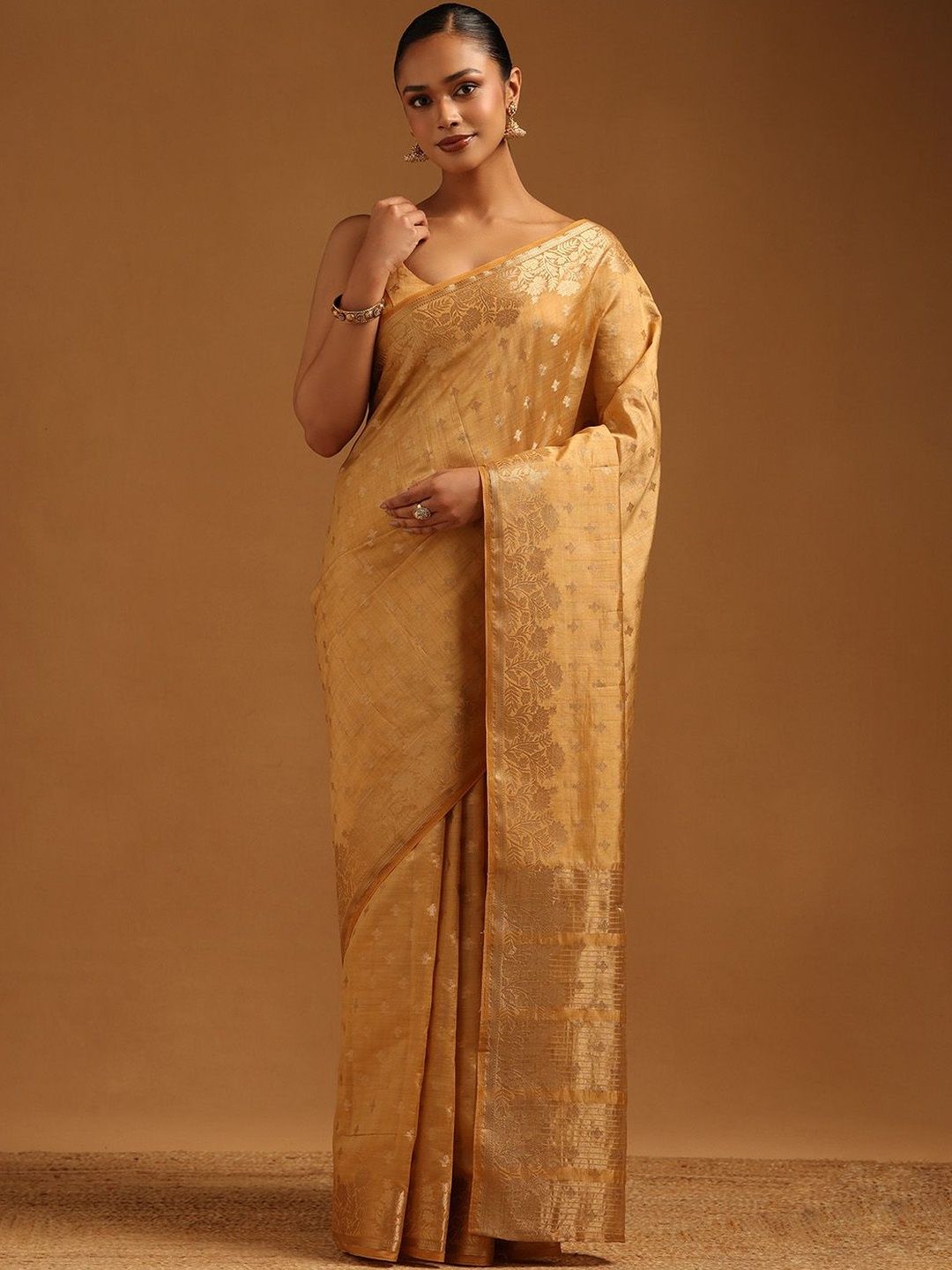 Soch Ethnic Motifs Zari Art Silk Saree-image-45