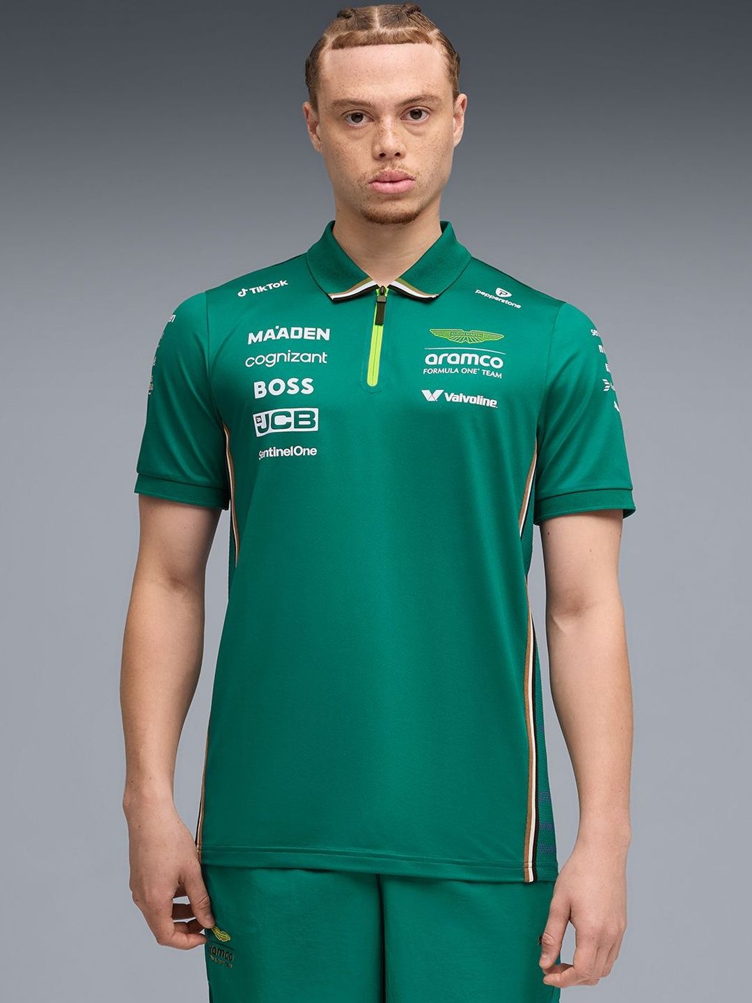 PUMA Motorsport Men Brand Logo Printed Polo Collar T-shirt-picture-29