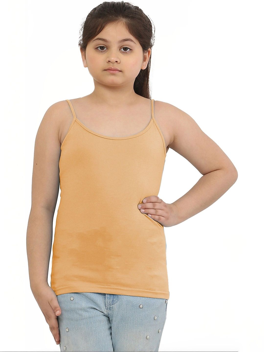 Dazico Girls Scoop Neck Non Padded Camisoles-image-40