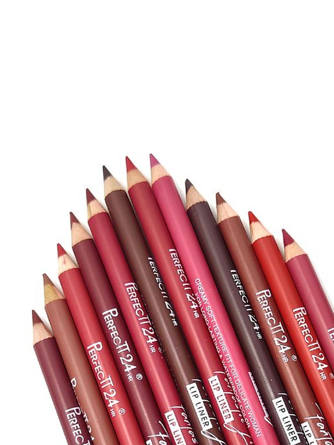 PERFECTT 24HR Set Od 12 Water Proof Lip Liner -1 gn Each-picture-14