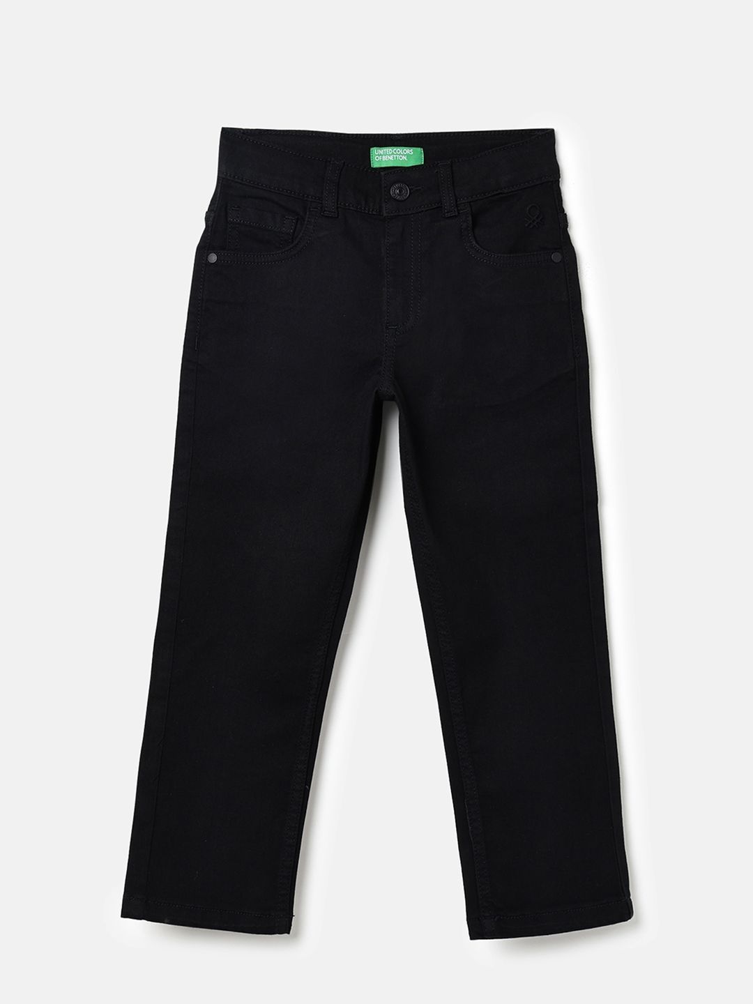 United Colors of Benetton Boys Straight Fit Mid-Rise Jeans-picture-26