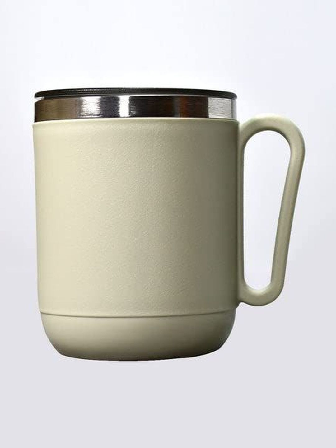 DeoDap Cream-Color Stainless Steel Coffee Mug-image-32