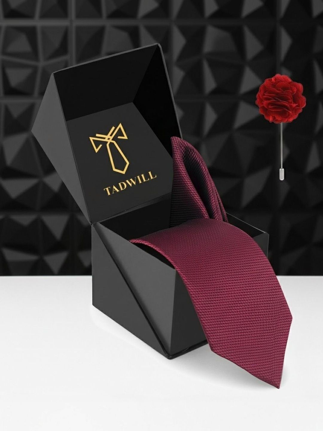 TADWILL Men Checked Broad Tie-picture-57
