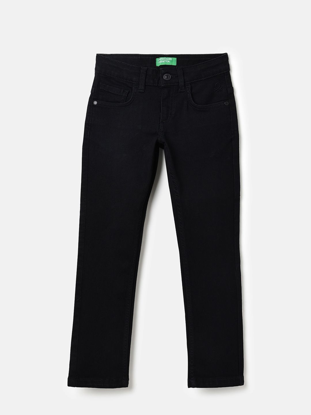 United Colors of Benetton Boys Slim Fit Mid-Rise Jeans-picture-53