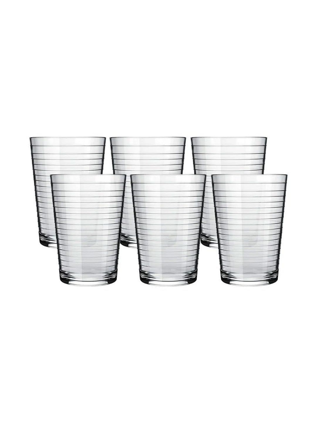 DeoDap White Unbreakable BPA-Free 6-Pcs Water Drinking Glasses-picture-37