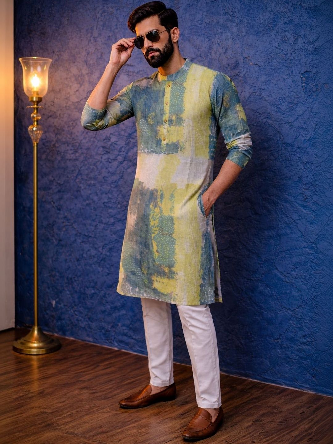 HERE&NOW Men Printed Kurta-picture-20