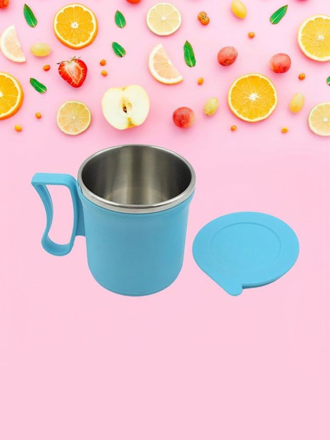 DeoDap Stainless Steel Mug With Lid-picture-38
