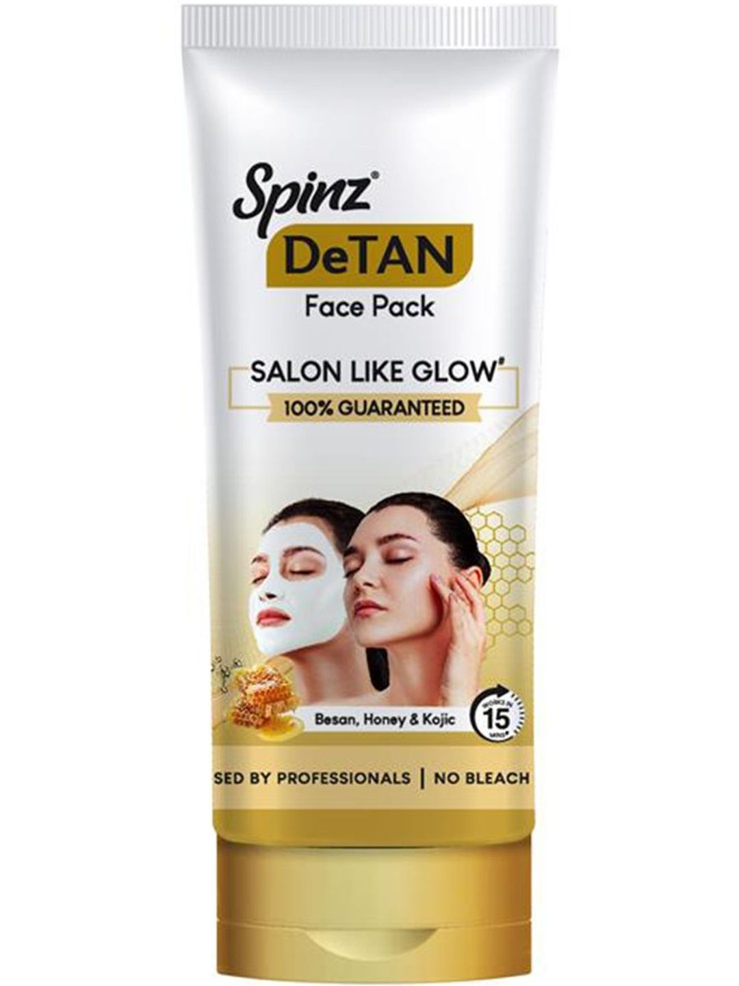 Spinz De-Tan Face Pack For Tan Removal - 100 g-image-49