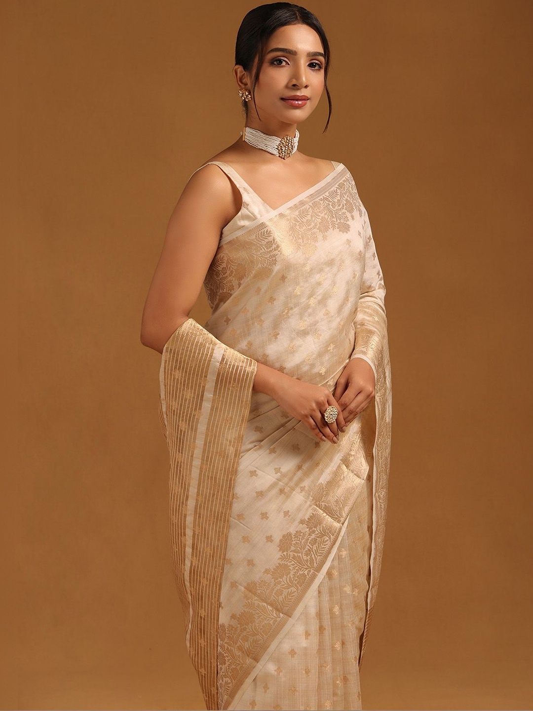 Soch Ethnic Motifs Zari Art Silk Saree-picture-47