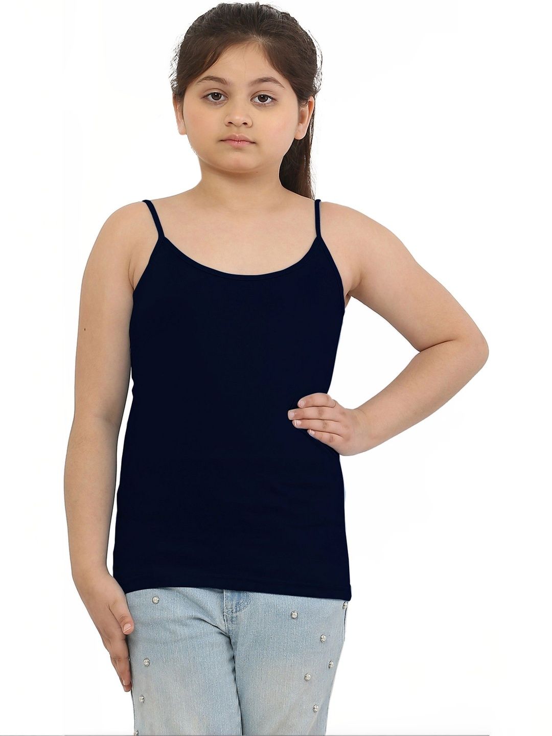 Dazico Girls Scoop Neck Non Padded Camisoles-image-33