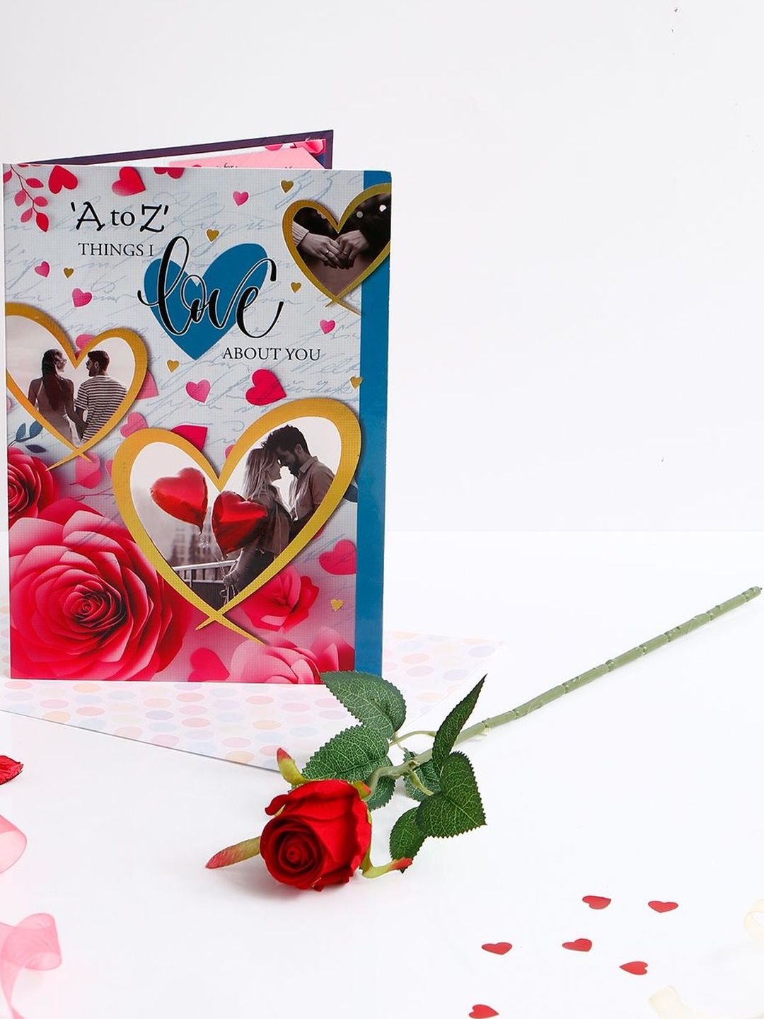 Archies 2Pcs Green & Red Valentines Couple Gifting Sets For Wife-image-25