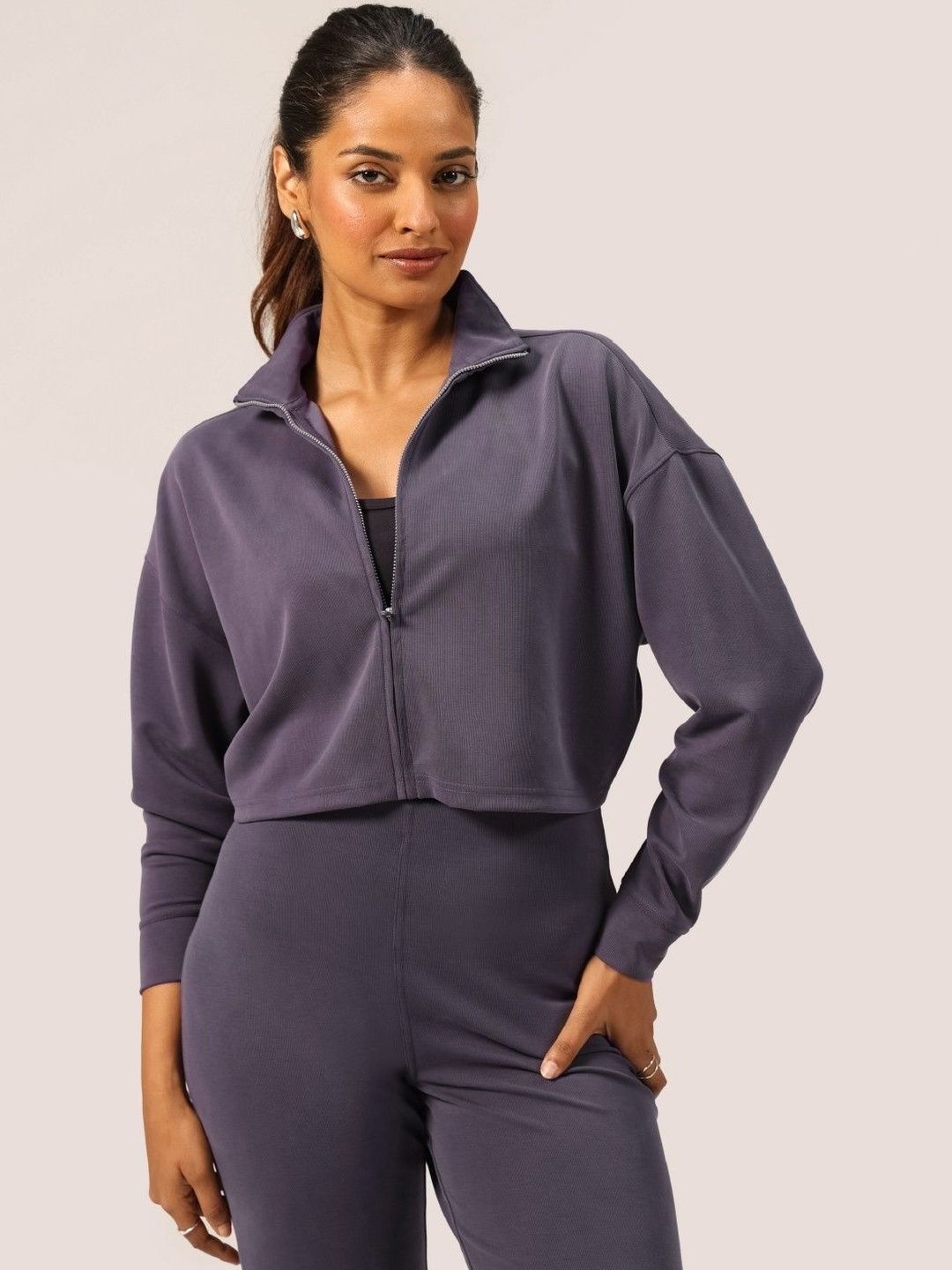 Blissclub Women Lightweight Crop Outdoor Cape Jacket-picture-53