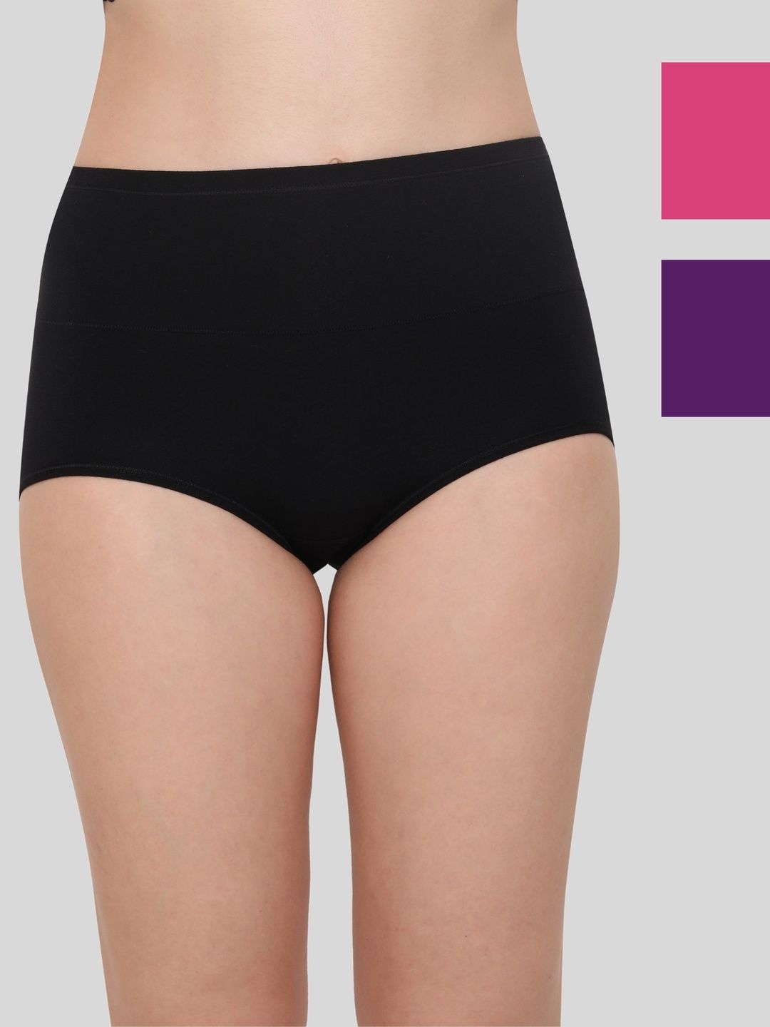 Glamoras Pack Of 3 Mid-Rise Tummy Shapewear-picture-39