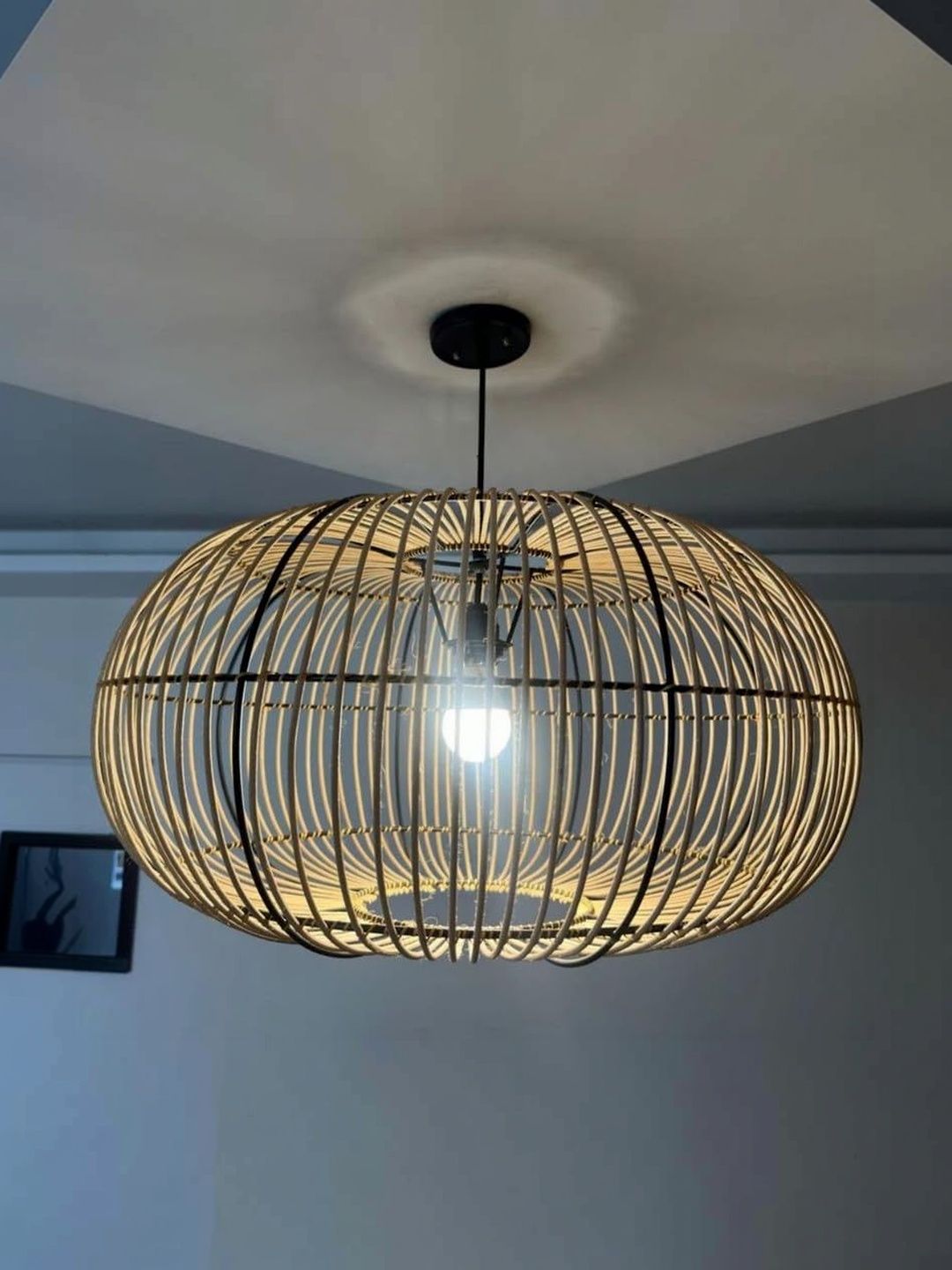 BALBENI Beige & Khaki Textured Ceiling Lamp-image-30