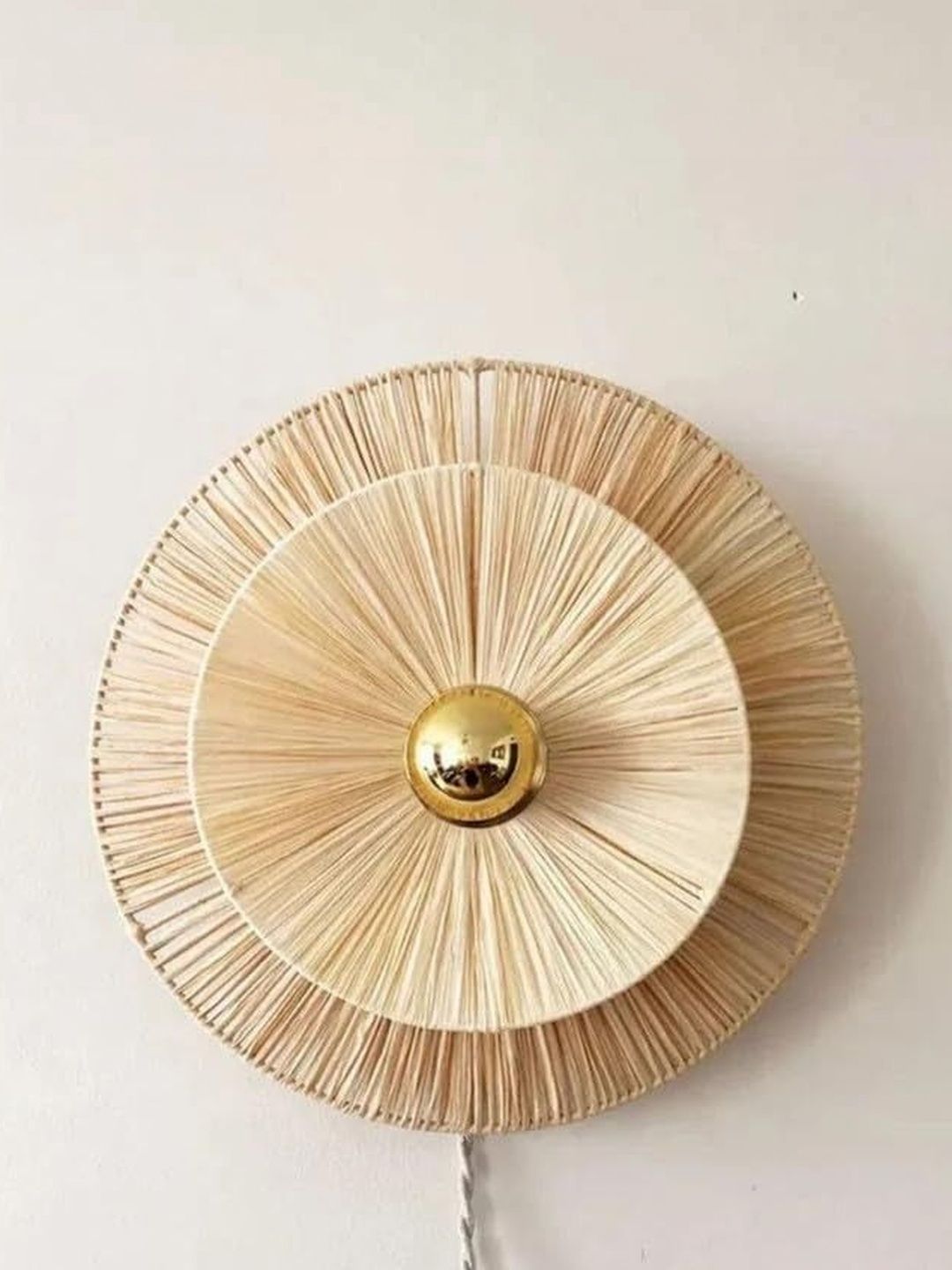 BALBENI Multicoloured & Beige Textured Spherical Shaped Wall Lamp-picture-21