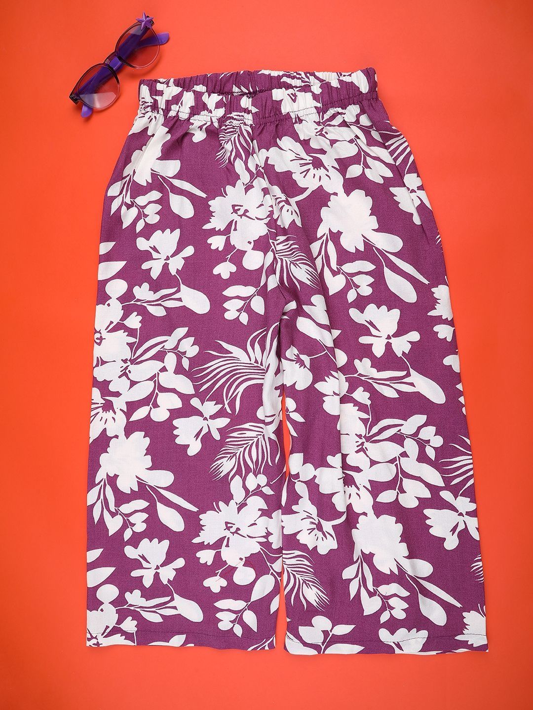 V-Mart Girls Printed Palazzos-image-34