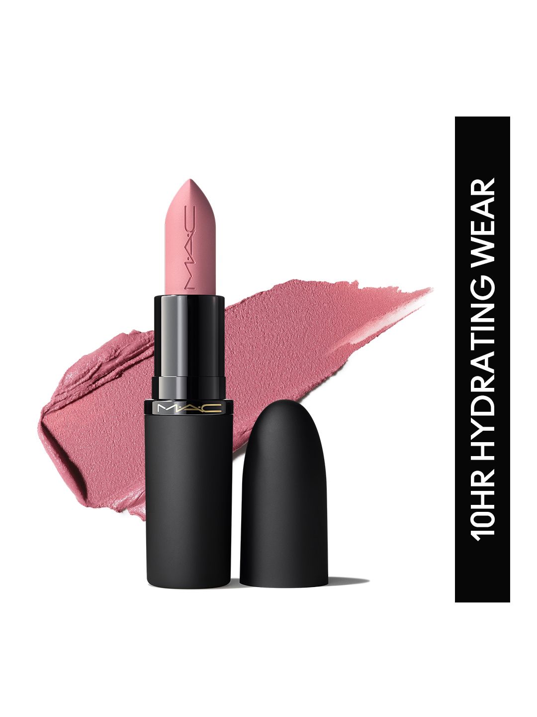 M.A.C Powder Kiss Hazy Matte Lipstick - Mauve-Lous-image-4